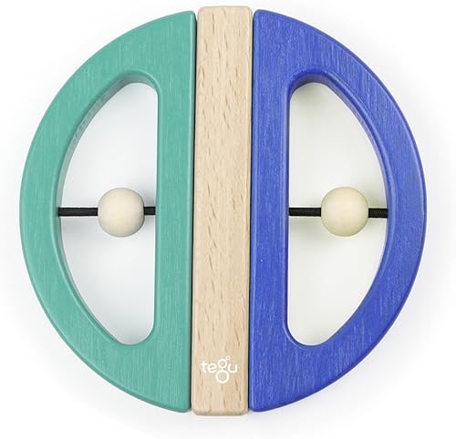 Miniatura 2 de Tegu - Juego de bloques de construcción magnéticos giratorio color azul y azul