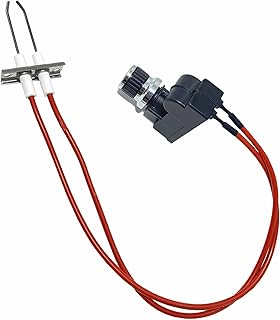 MCAMPAS Double Ignition kit Electronic Igniter, Universal Spark Tact Push Button Switch Electric Igniter with 450 mm High Spark Plug Wire, Fits for Gas Fireplace, Oven, Heater, Kitchen igniter