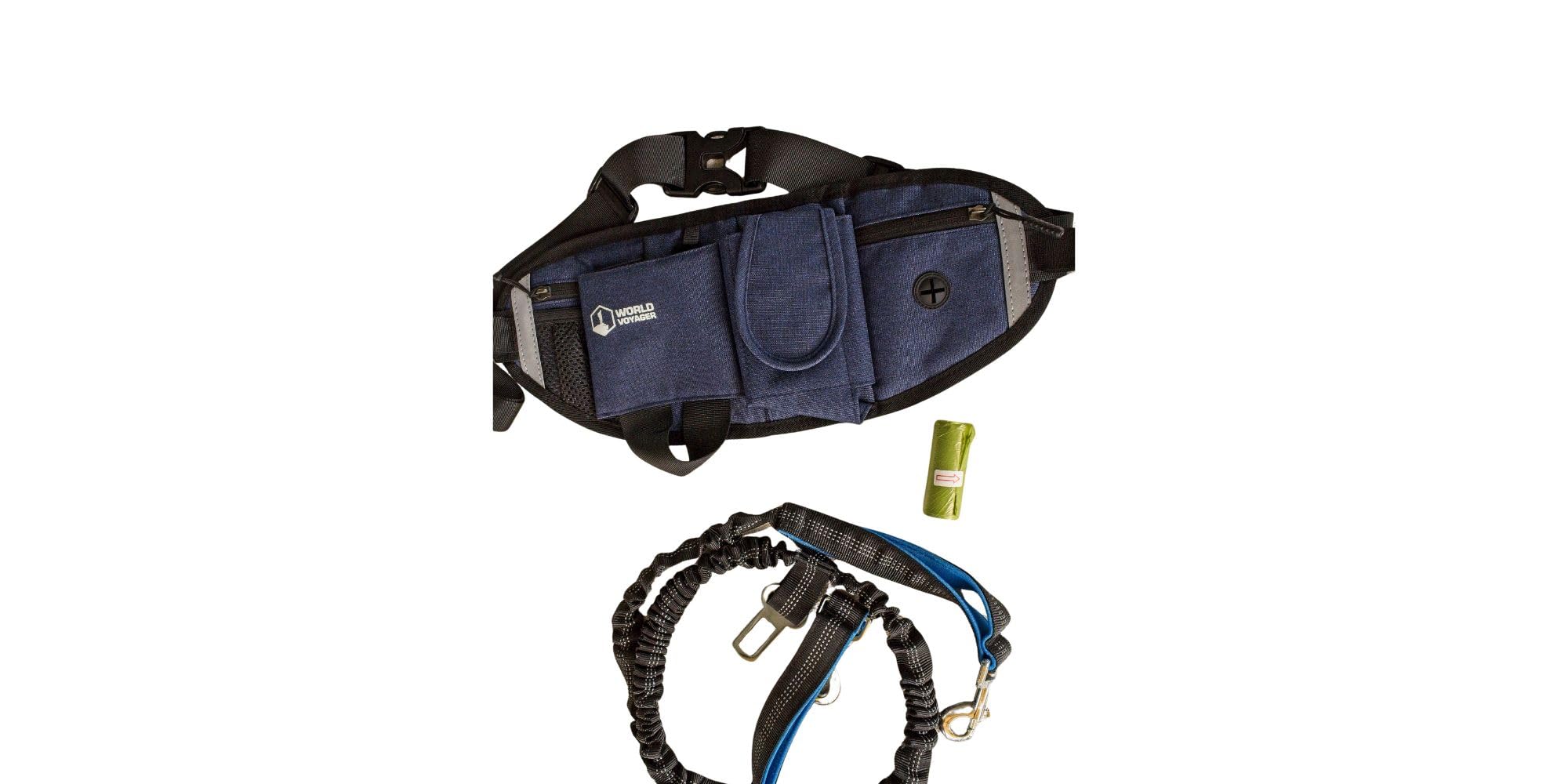 Cinturón para correr con accesorio de correa para perro, equipo de correr manos libres