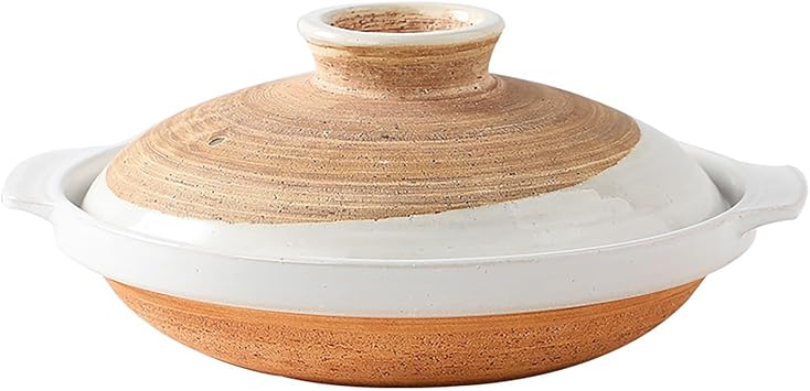 Earthenware Pot Shallow Ceramic Clay Cooking Pot,Ceramic Cooking Pot Earthenware Clay Pot Donabe Shabu Claypot Pans Bibimbap Pot Shallow Mouth Ceramics,850ml850ml