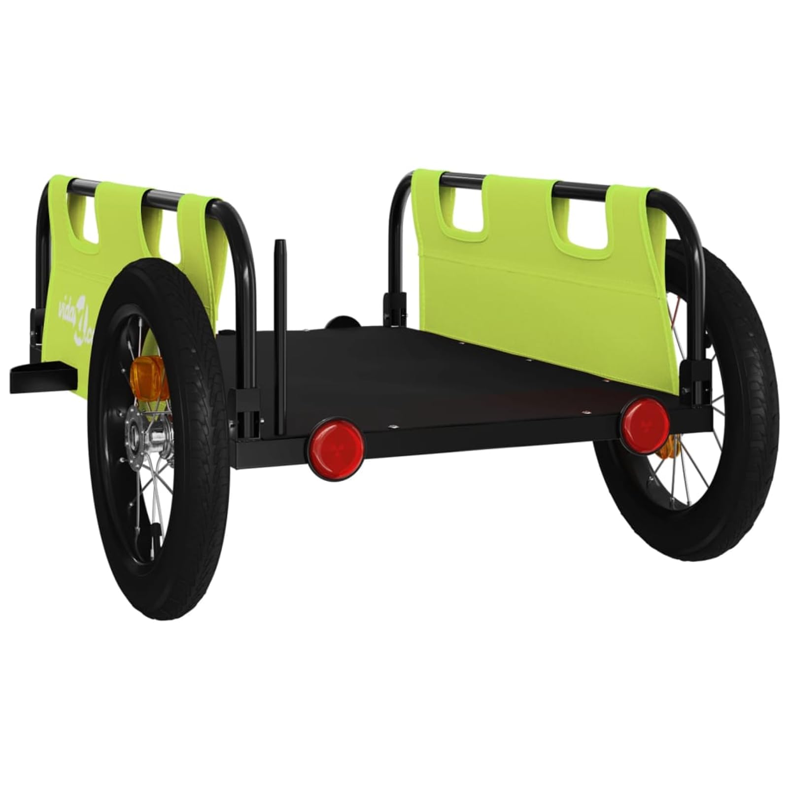 Fahrradanhänger Orange Oxford Eisen | Robust pulverbeschichtet, Ideal für Transport, ,