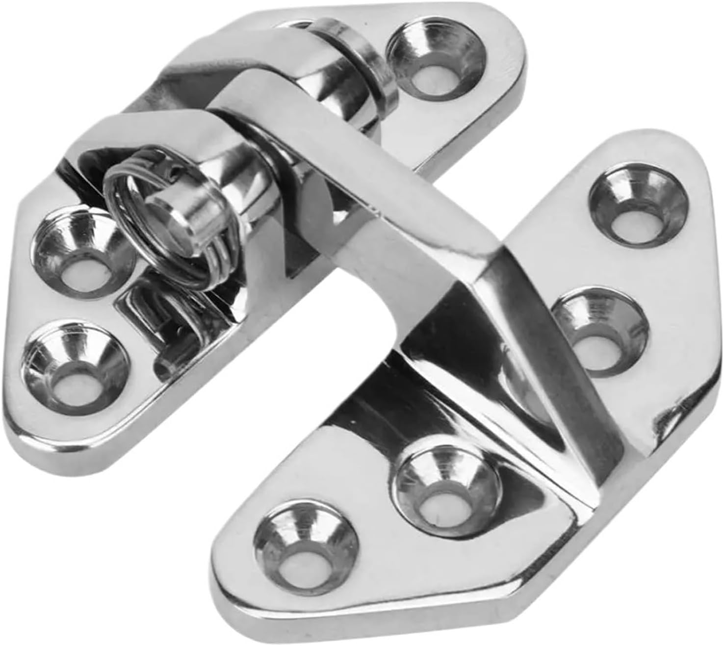 66x71x6mm Boat Hinge Stainless Steel Shaped Strap Furniture Door Window Cabinet Hinge