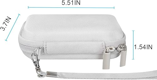 Vista 5 de Lacdo Funda rígida de transporte para Samsung T7 Shield/Samsung T7 / Touch unidades de estado sólido portátiles de 500 GB 1 TB 2 TB 4 TB USB 3.2 SSD