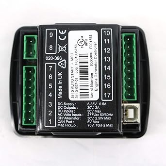 وحدة تحكم مولد Dse3110 في أعماق البحار Dse 3110 ( Mpu ) وحدة تحكم في توليد الديزل