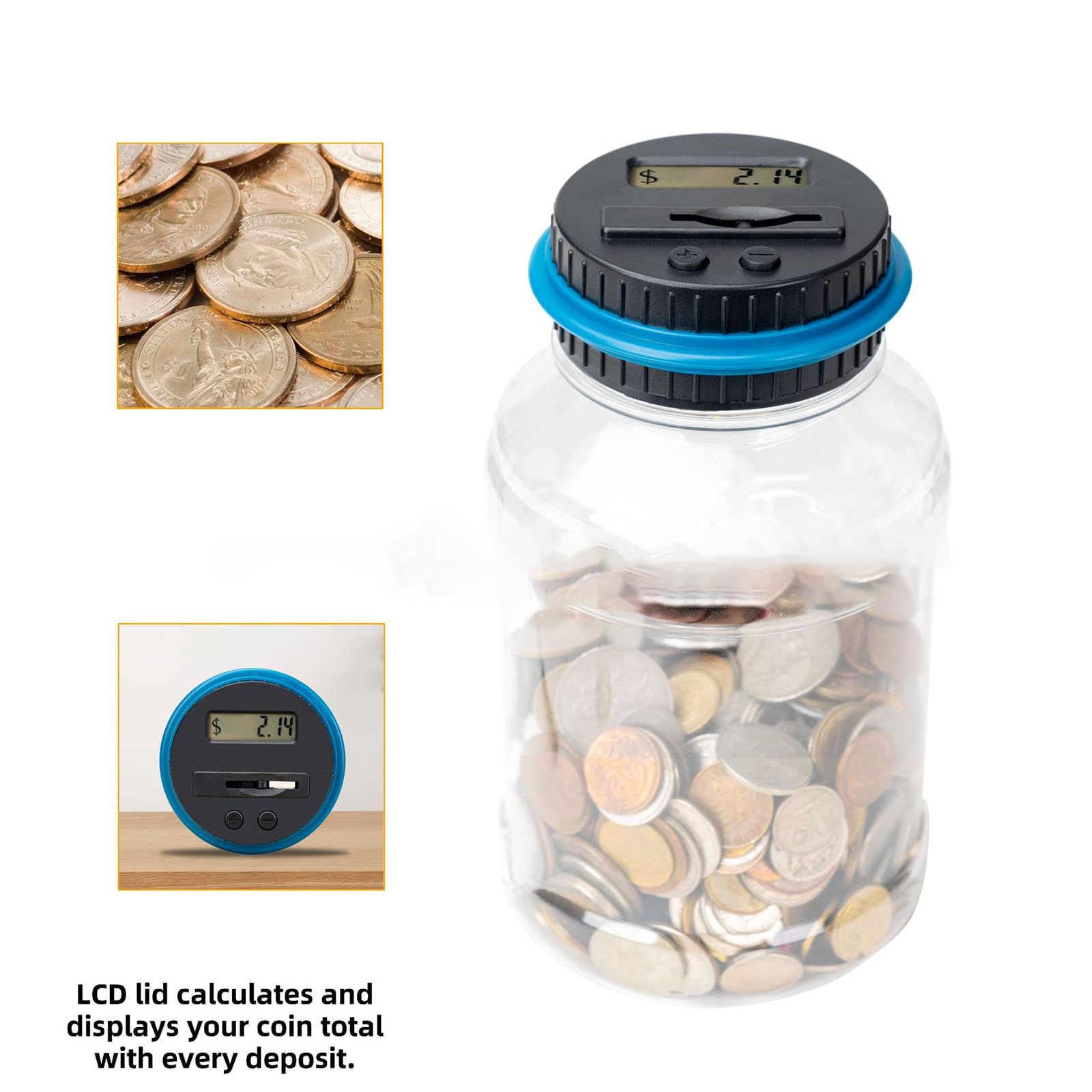 100万円貯まるデジタルカウントバンク 貯金箱 Amazon.co.jp: applife 100万円 貯まる デジタル 貯金箱 ゴールド