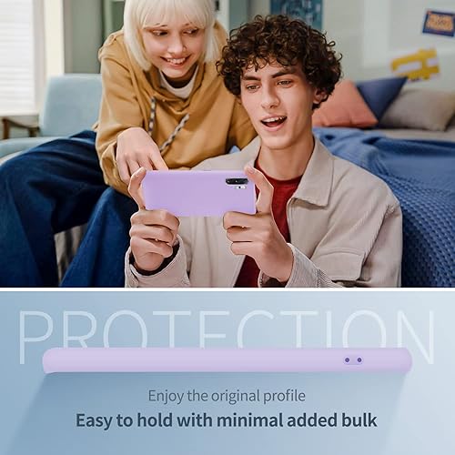 Miniatura 7 de Funda para Samsung Galaxy Note10 Plus, silicona líquida, delgada, suave, TPU, protección de cuerpo completo, a prueba de golpes, para Galaxy Note10+