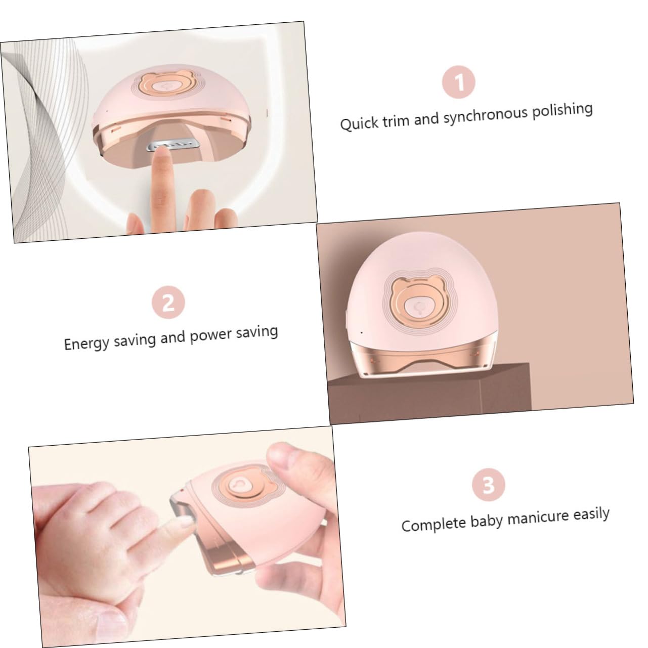TOYANDONA 1 Pc tijeras de uñas baby nails uñas bebe Herramientas eléctricas cortaúñas para bebés cortaúñas eléctrico doméstico cortauñas eléctrico automático regalo mayor abdominales