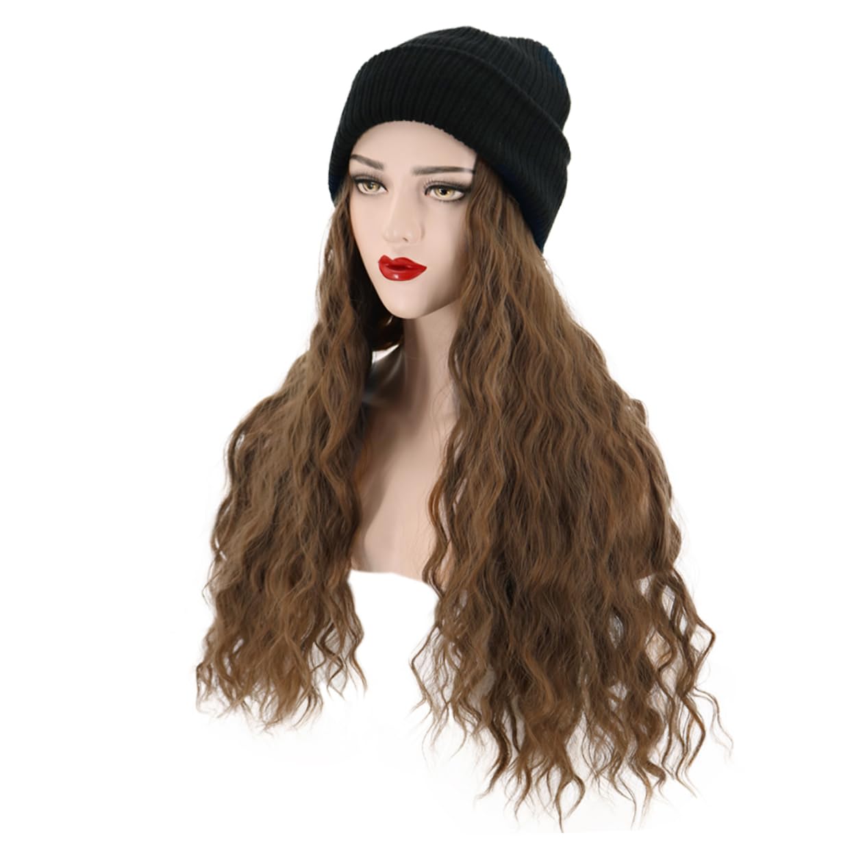 Baluue Natural Look Women Wig Hat Stylish Hair Wig Fashion Wig Cover for Ladies Hair Accessories (-105)
