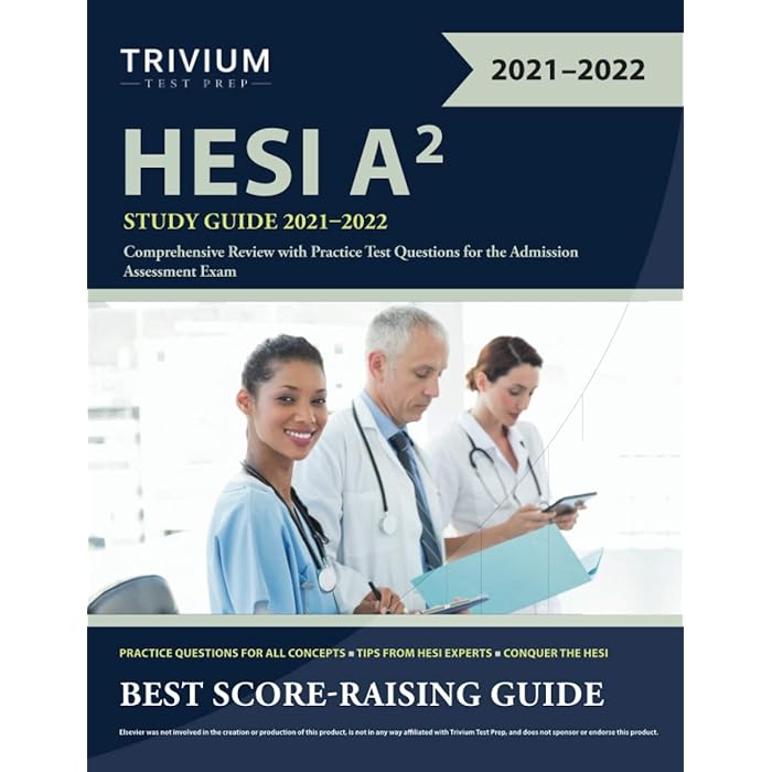 Buy HESI A2 Study Guide 20212022 Comprehensive Review with Practice