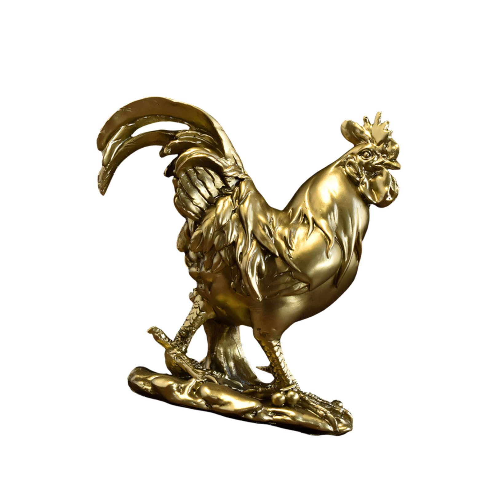 YUGSHNKFC Figurines Decors Resin Rooster Statues Animal Sculpture Decorative Objects for Living Room, Bedroom Table Decors Table Ornament