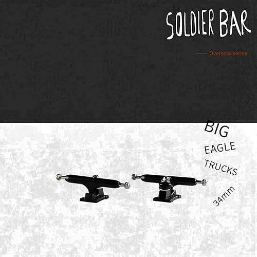 Miniatura 3 de Componente de piezas de diapasones (PRO sexta generación) sin logotipo hecho a mano ruedas (sin CNC) + camiones Big Eagle de 1.339 in (camión blanco