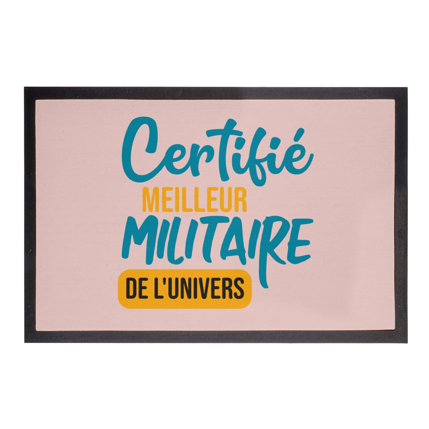 Paillasson Rose Armee de Terre 60x40cm pour paillasson militaire soldat