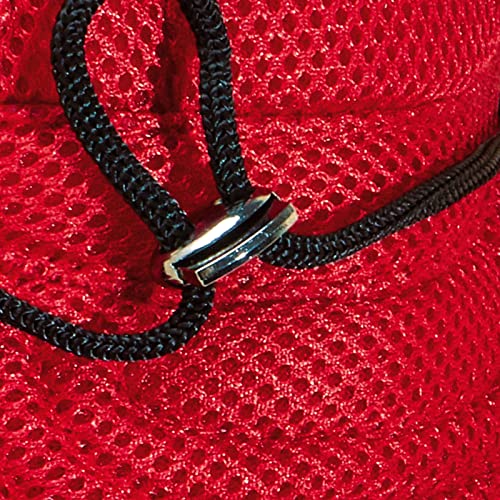 Tainrunse Mesh Baseball Pet Caps With Ear Holes Breathable Adjustable Adjustable Small Dogs Cats Baseball Hat For Outdoor Travel Red L #TOP3