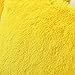 CaliTime Pack of 2 Super Soft Throw Pillow Covers Cases for Couch Sofa Bed Solid Plush Faux Fur 18 X 18 Inches Maize Yellow