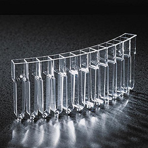 Globe Scientific 5121 Cuvette for Cobas Mira, Mira S, Mira Plus and Horiba ABX Mira Plus Analyzers, Individually Wrapped, Pack of 300