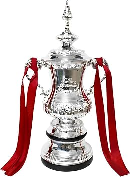 FA Cup Champions Trophy Replica Football League Trophies Home Table Decor Fan Gifts,18cm/7.1inch
