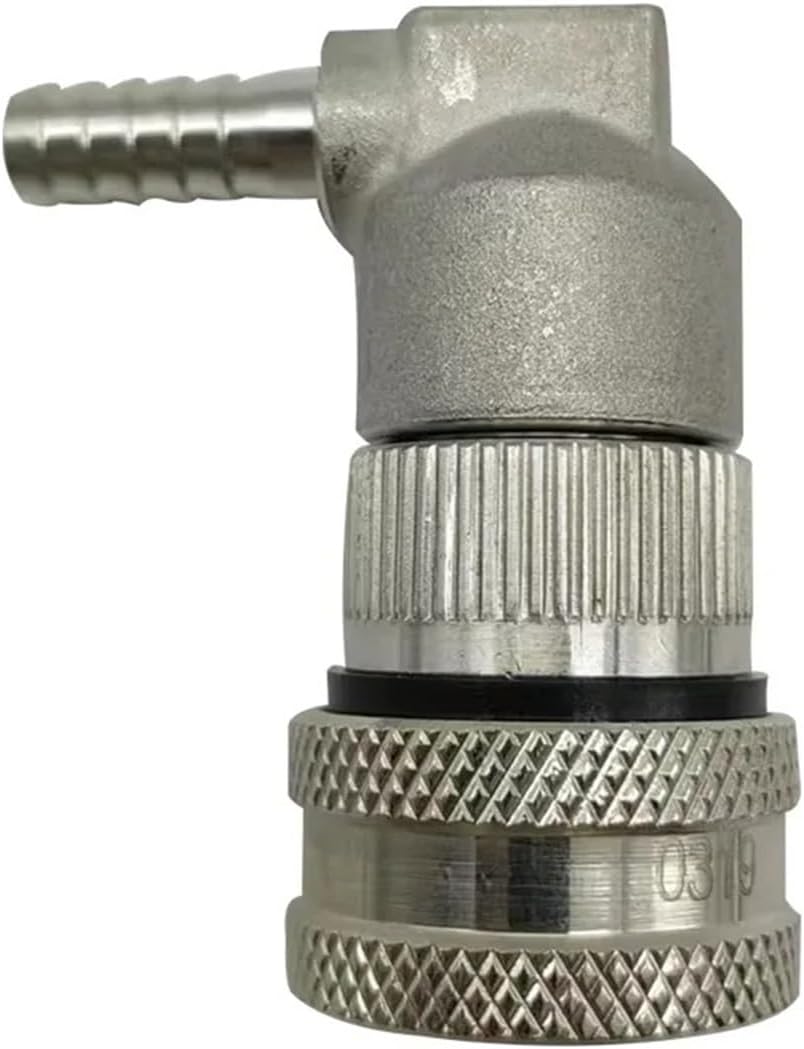 Gas/Liquid Stainless Ball Lock Disconnect MFL Gas/Liquid Ball Lock Disconnect Barb Home Beer Brew(KL02981-Gas)