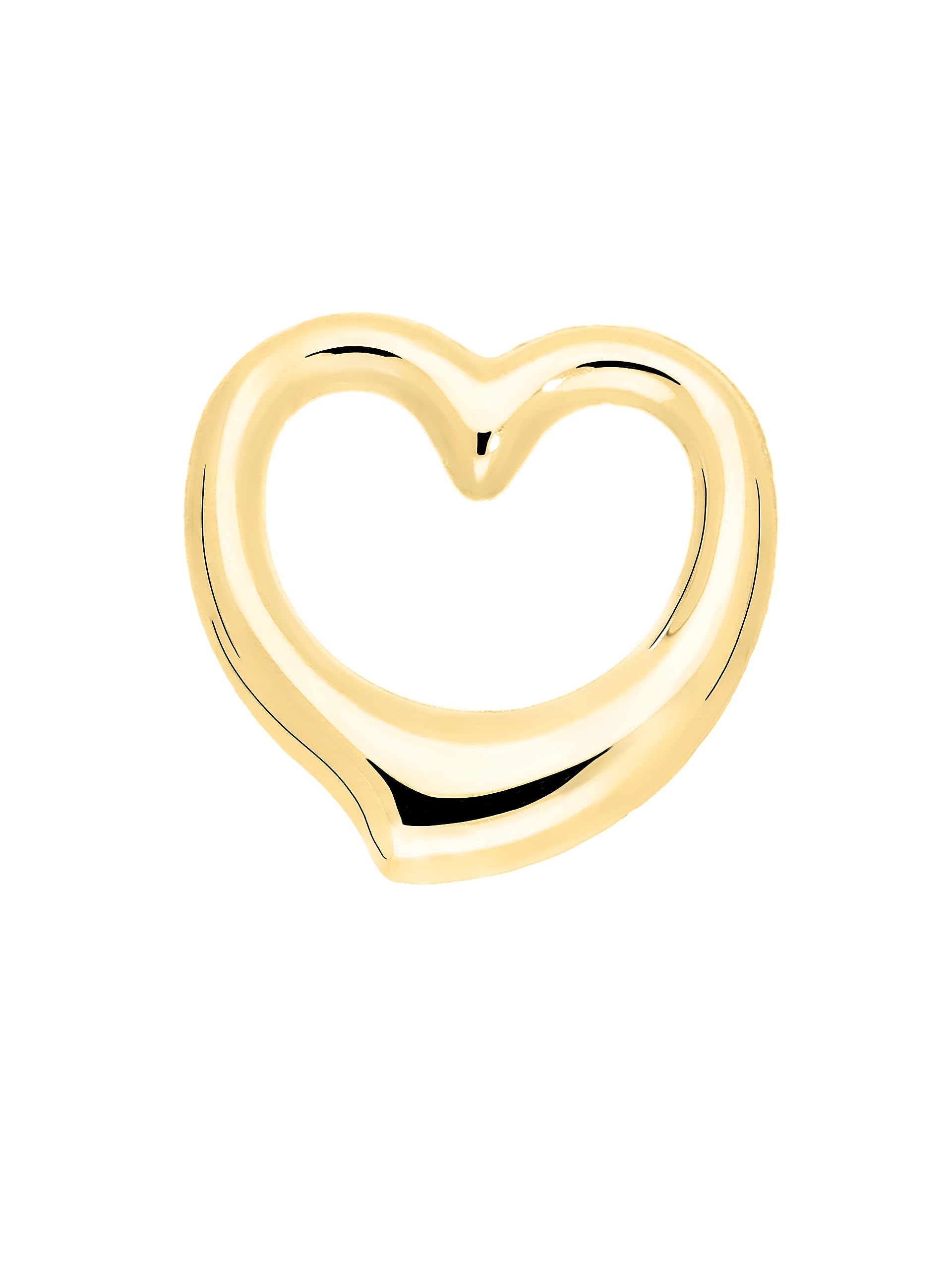 MyGold Ciondolo a forma di cuore Senza Catena, in oro giallo, 333/585/750 Oro (8/14/18 carati), 13 mm x 12 mm, a forma di cuore, collana Verity MOD-03921