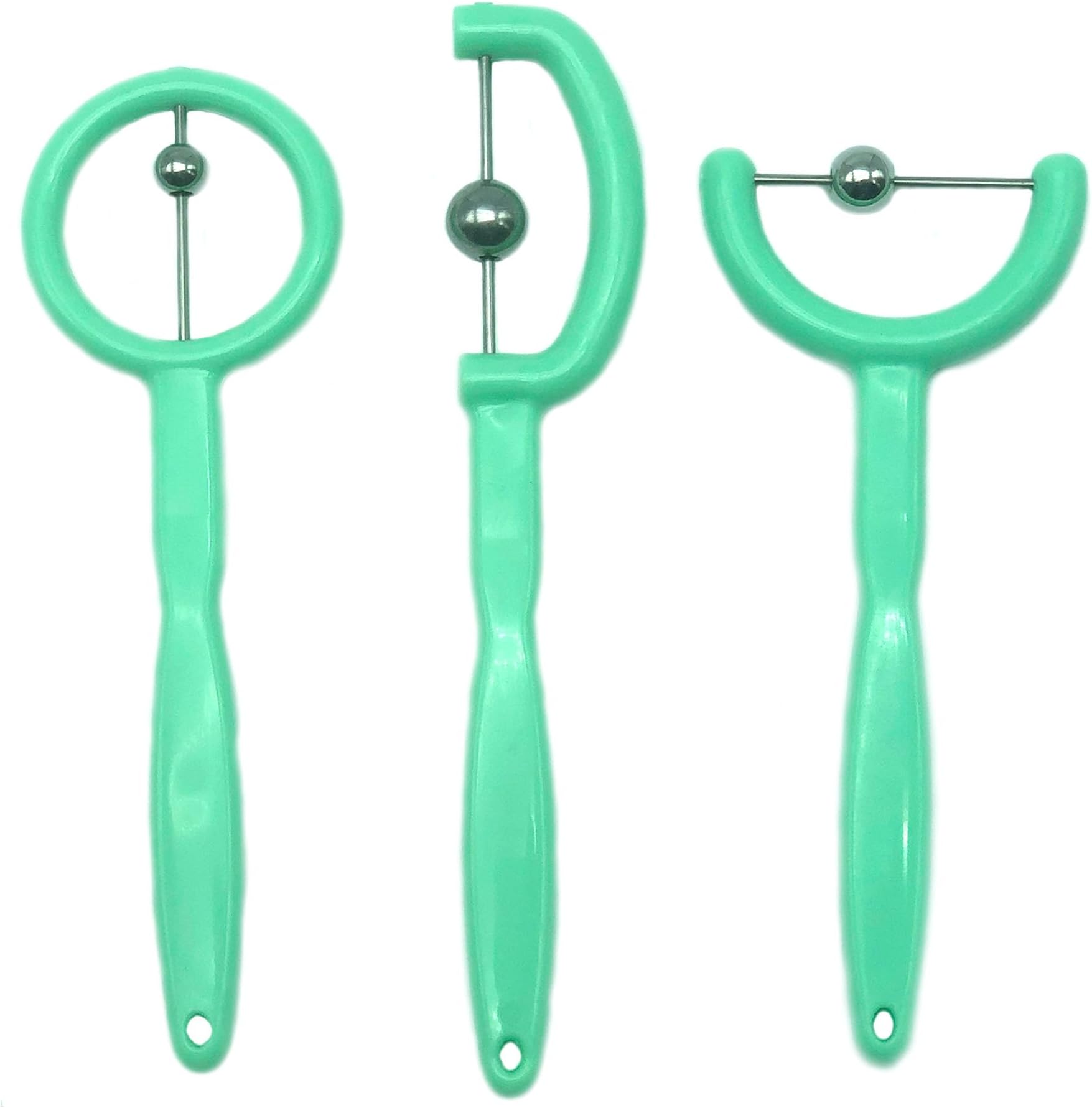 3pcs Kids Tongue Tip Lateralization Elevation Tools Tongue Tip Exercise Set Oral Muscle Training Tool Autism Speech Therapy Tools (Green)