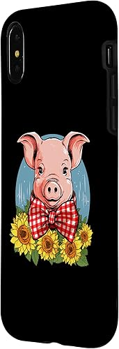Miniatura 8 de iPhone 12 mini Cute Pig Lover Sunflower Farmer Farm for Women Men Case