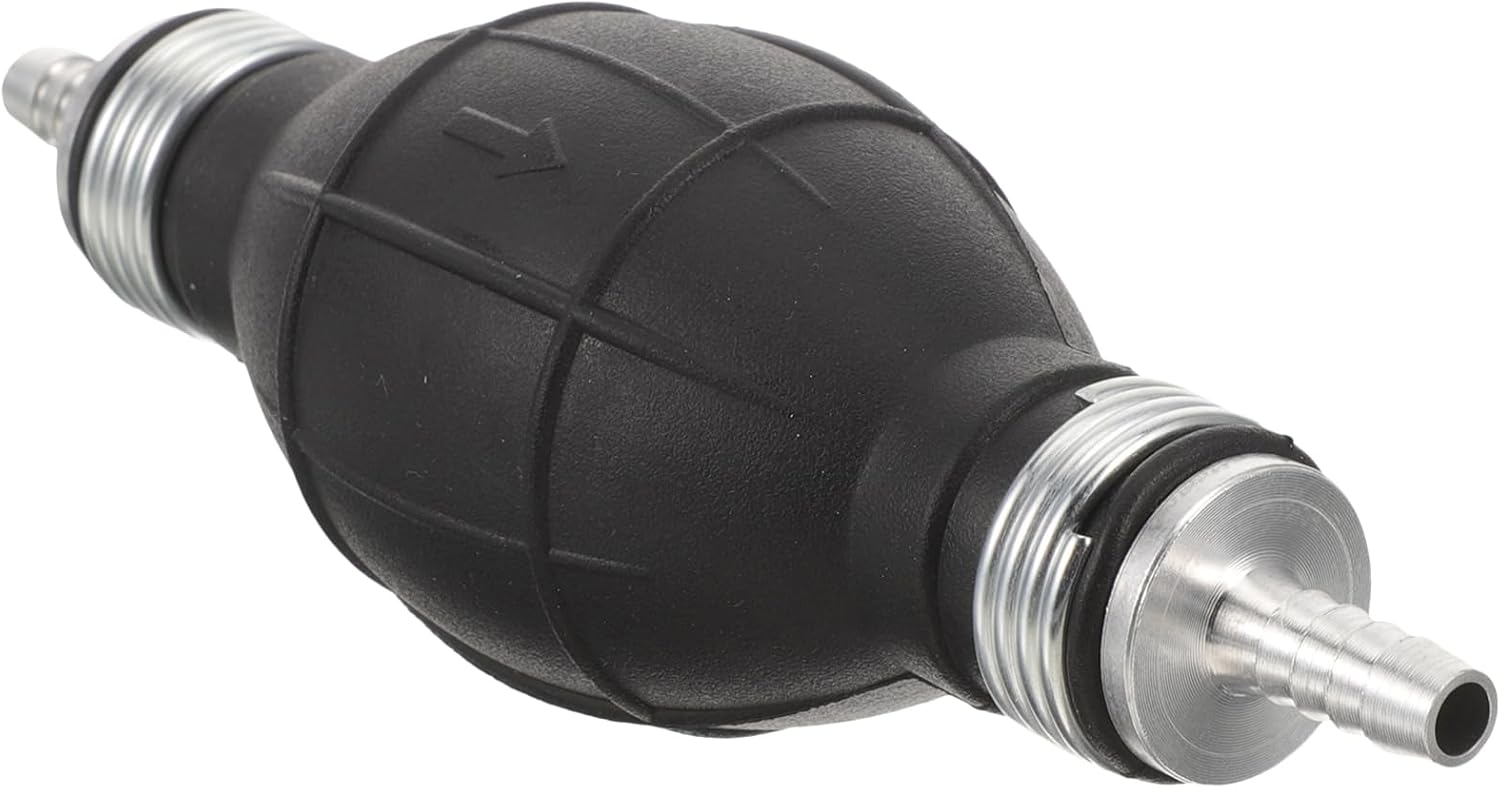 Hand Fuel Pump for Boat Outboard Engine Aluminum Rubber Carburettor Low Pressure Fuel Transfer