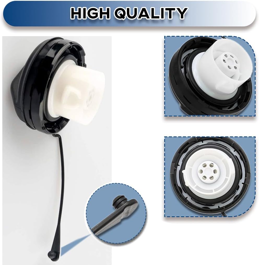 Gas Cap OEM 77300-47010 for Toyota Lexus Prius 4Runner Camry Tacoma Corolla Matrix Sienna Solara Tundra Highlander Sequoia GX470 Automotive Replacement Fuel Tank Cap 47010 7730047010 2002-2009