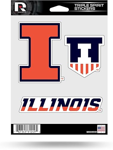 Miniatura 36 de Rico Industries NCAA - Lámina de adhesivos triple diseño de Alabama