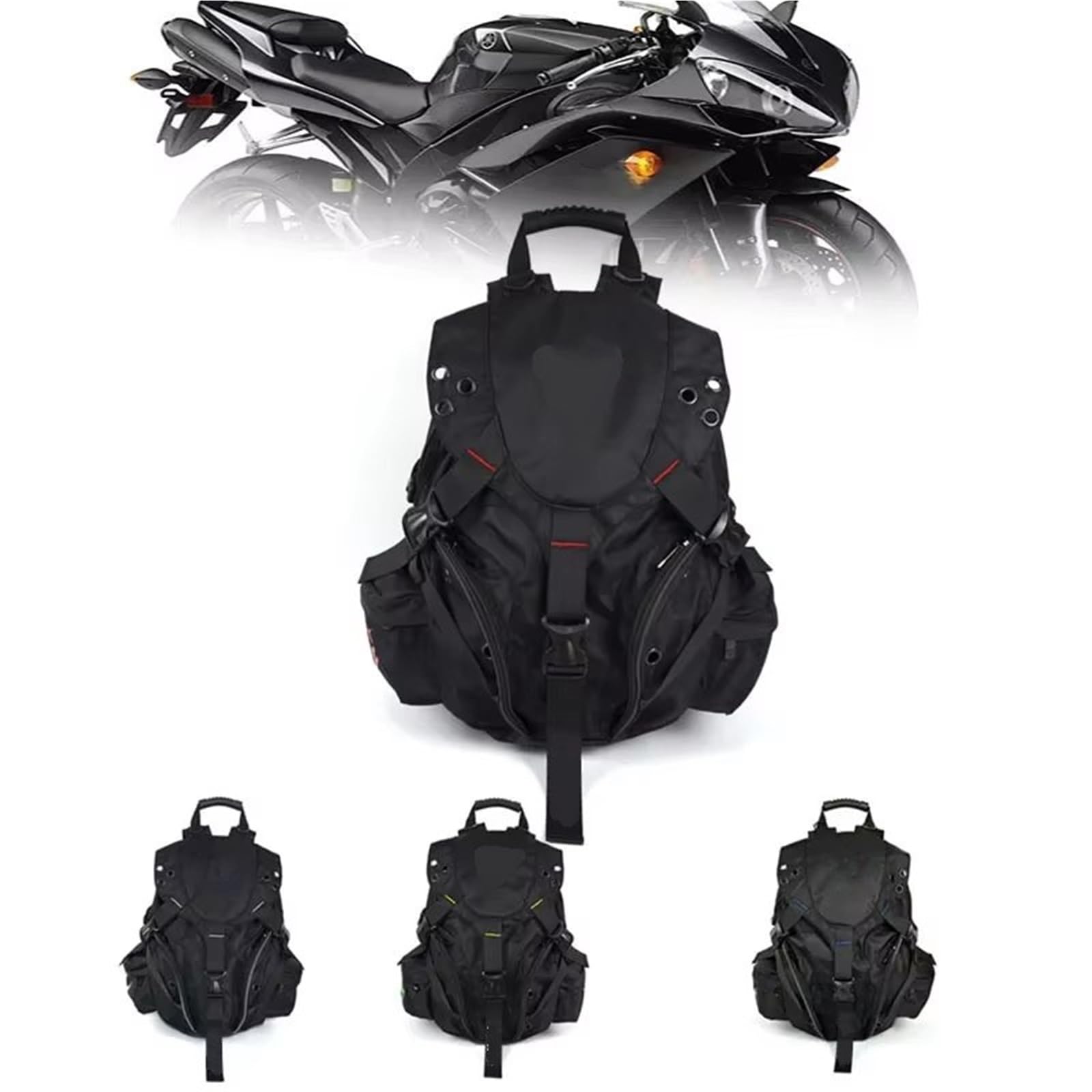 Bolsa Moto Mochila Impermeable Motocicleta Deportes Al Aire Libre Para Montar A Caballo Para Casco Ciclismo Ordenador Equipaje Todoterreno Bolsa Equipaje Moto | Red