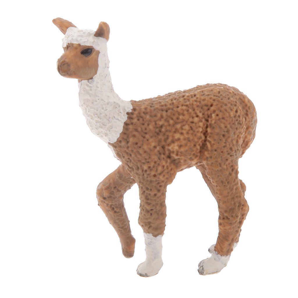 C2K Realistic Alpaca Farm Yard Zoo Animal Model Figurine Figure Kids Toy Gift