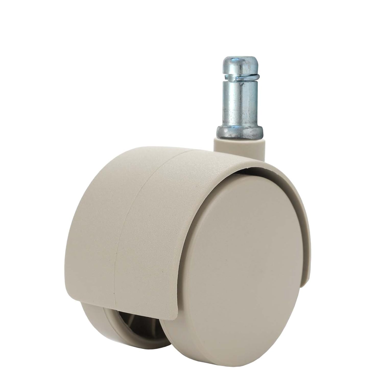 Twin Wheel Caster Solutions TWHN-50N-G20-TN 2" Diameter Nylon Wheel Hooded Non-Brake Caster, 7/16" x 7/8" Grip Ring Stem, 110 lb Capacity Range: Industrial & Scientific