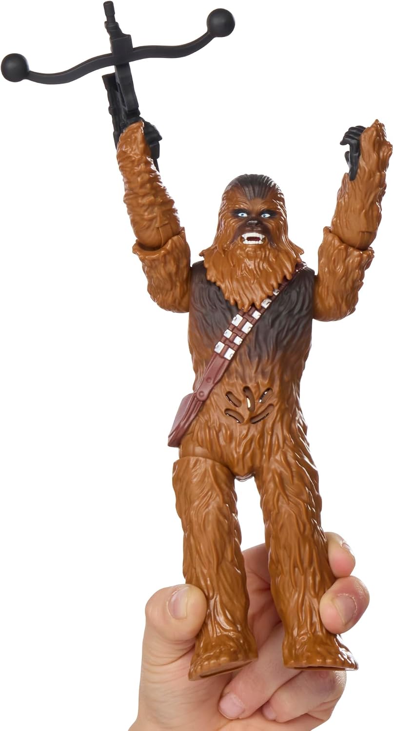 Детская фигурка Star Wars Chewbacca Action FX, 6-Inch Action Figure with Sound Effects, Interactive Toys for Boys & Girls Ages 4+, цвет: Разноцветный — фото 4