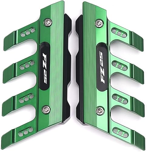 Miniatura 11 de Guardabarros de motocicleta lateral amortiguador y protector anti-caída deslizante adecuado para Yamaha FZ-25 FZ25 FZ 25 Negro