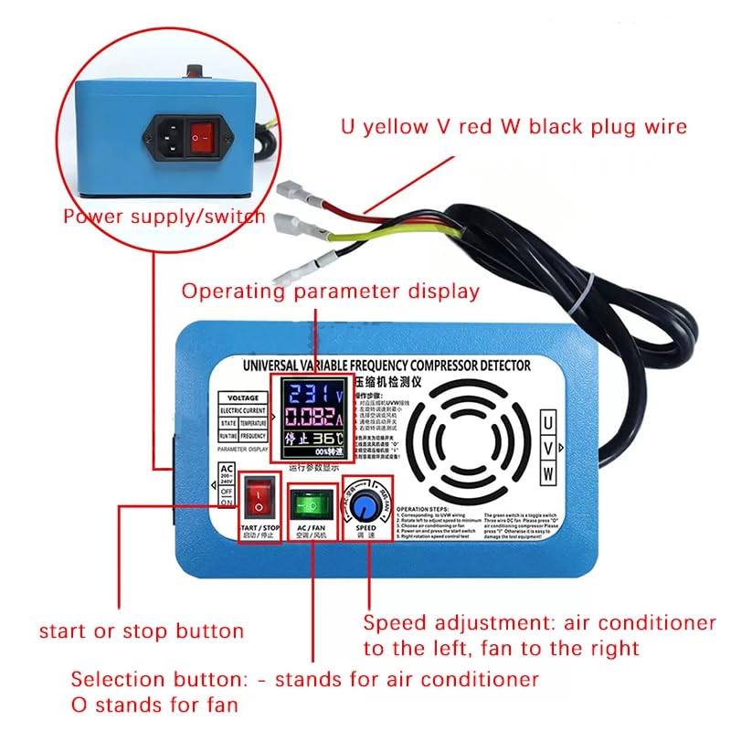 Testeur carte onduleur compresseur réfrigérateur électrovanne impulsion - 4