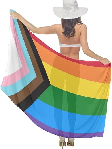 AMRANDOM Women's Swimsuit Cover Ups Beach Sarong Dress Chiffon Bathing Suit Wraps