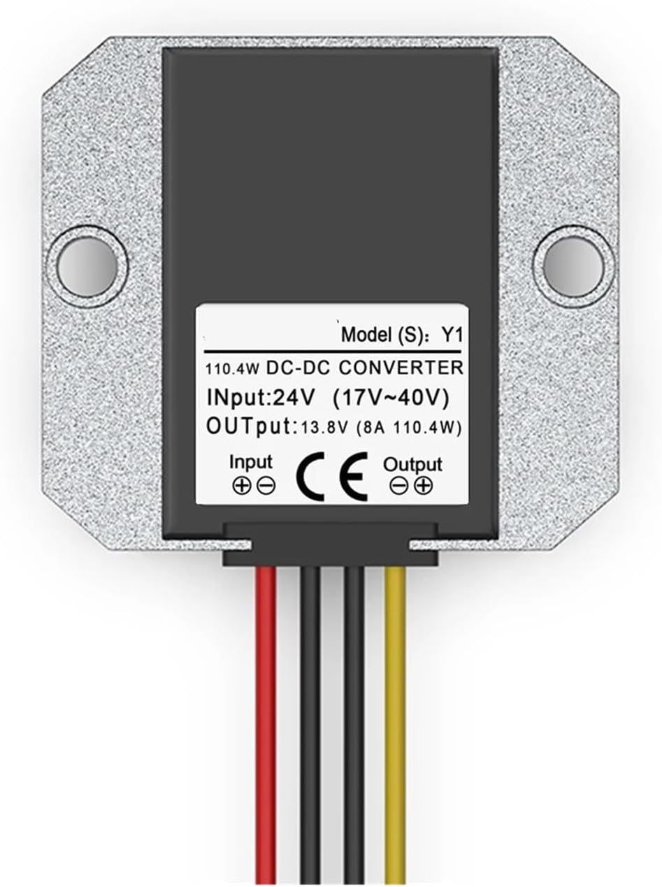 24V to 13.8V DC-DC Step-Down Converter (17V~40V Input, 6A Output), Constant Voltage Power Converter