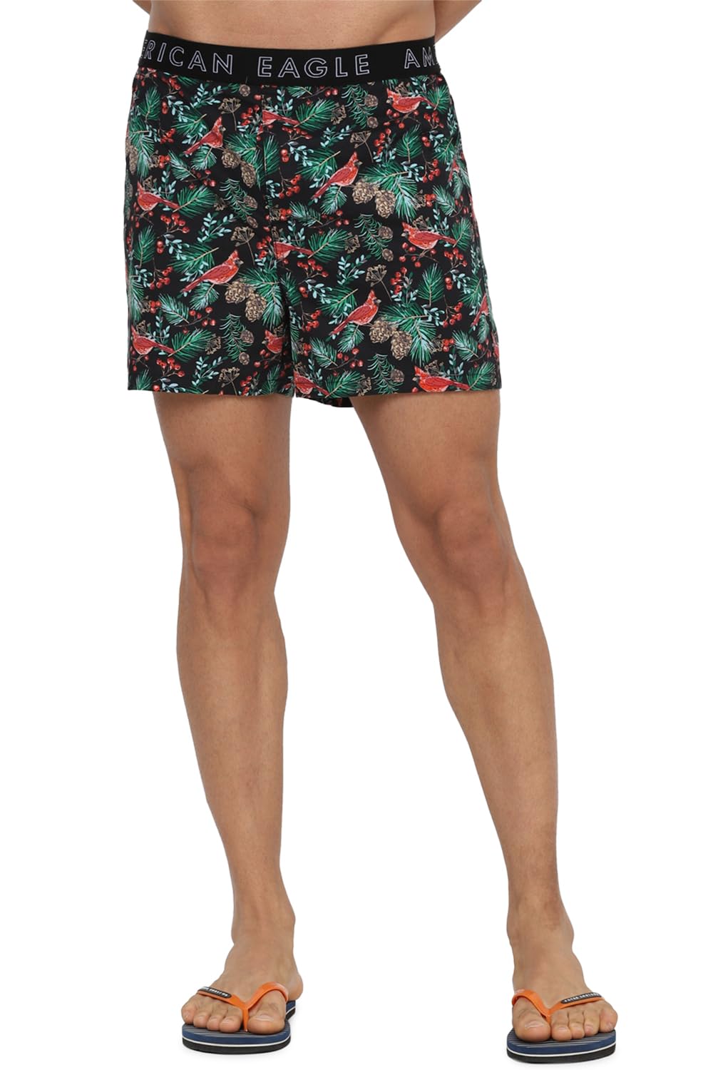 american eagle Men Black Winter Cardinals Stretch Boxer Short-picture-17
