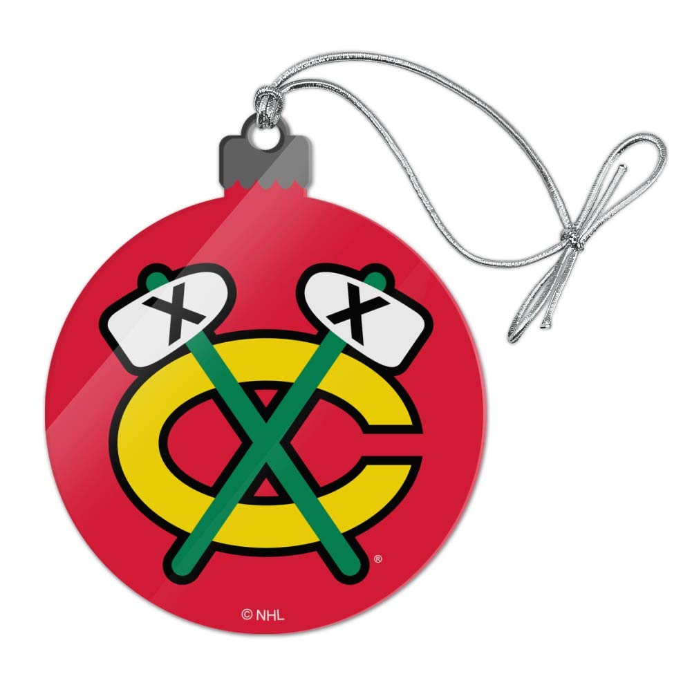 GRAPHICS & MORE NHL Chicago Blackhawks Fan Acrylic Christmas Tree Holiday Ornament