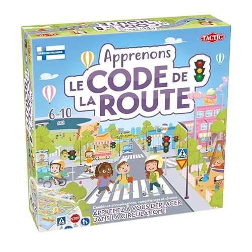 Tactic Apprenons Le Code de la Route, 625 cm², Bleu