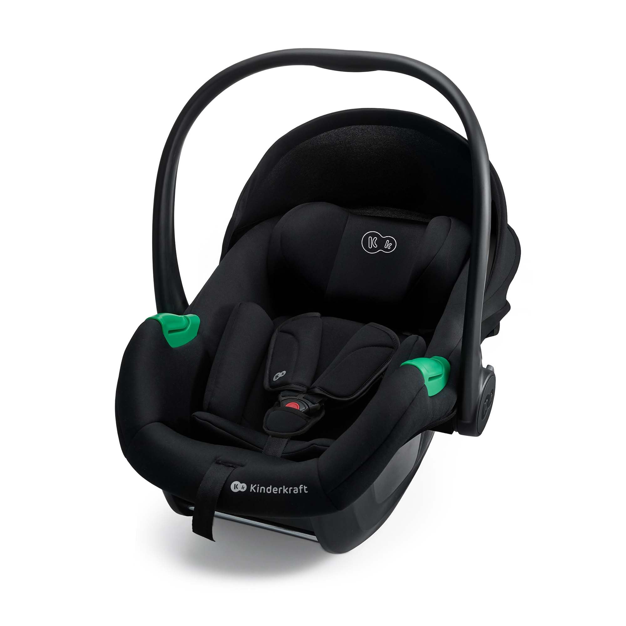 Kinderkraft MINK PRO 2 i-Size 40-87 cm Autositz, Tragesitz von Geburt an Gruppe 0+, verstellbares Kopfpolster, Einlage für die Kleinsten im Lieferumfang enthalten, Schwarz