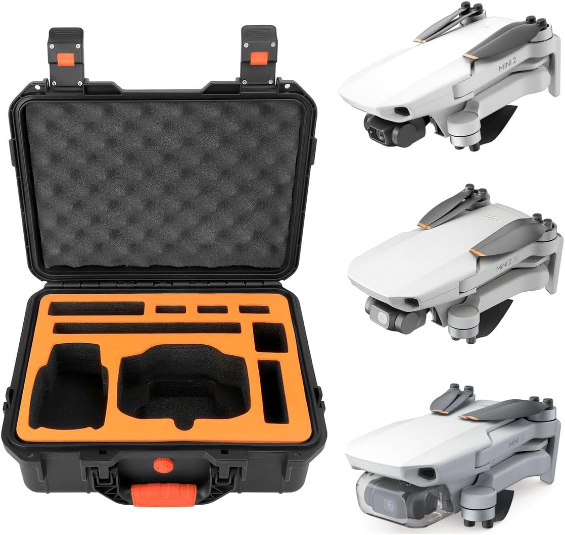 Maleta Rígida para Drone DJI Mini/se e Mini 2 e 2 SE e Acessórios