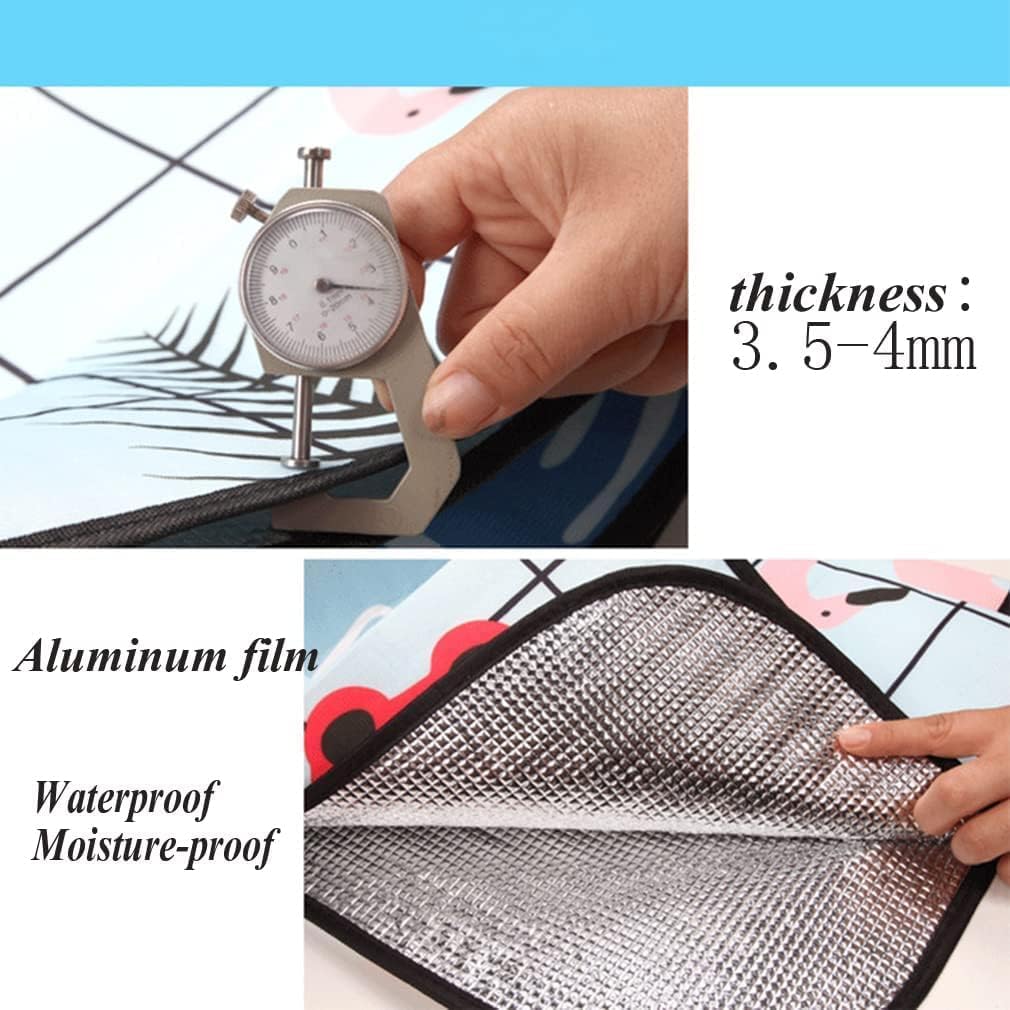 Picnic Blanket ，Outdoor Blanket，Multi-purpose pad Folding Picnic Blanket, 150-300cm Outdoor Picnic Rugs with Handle Waterproof Backing Camping Mat Sandproof Beach Rug Lightweight Mat for Camping, Park