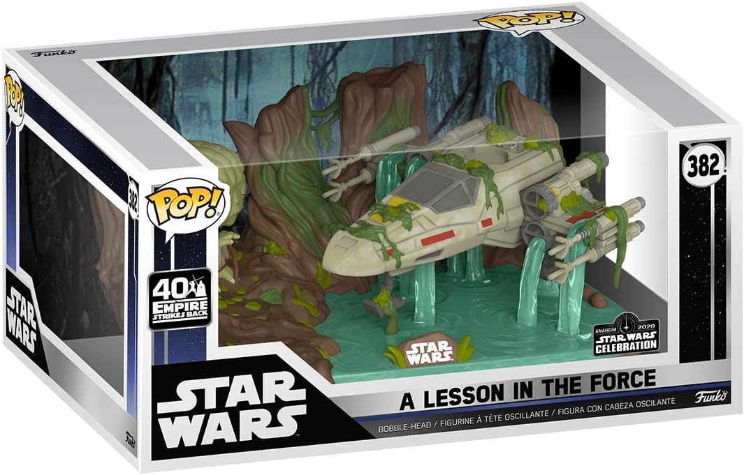 Funko Pop! Deluxe: Yoda Lifting X-Wing, Galactic Convention Exclusive