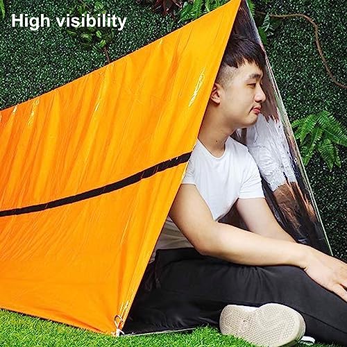 Tienda de emergencia impermeable para camping y supervivencia miniatura 4