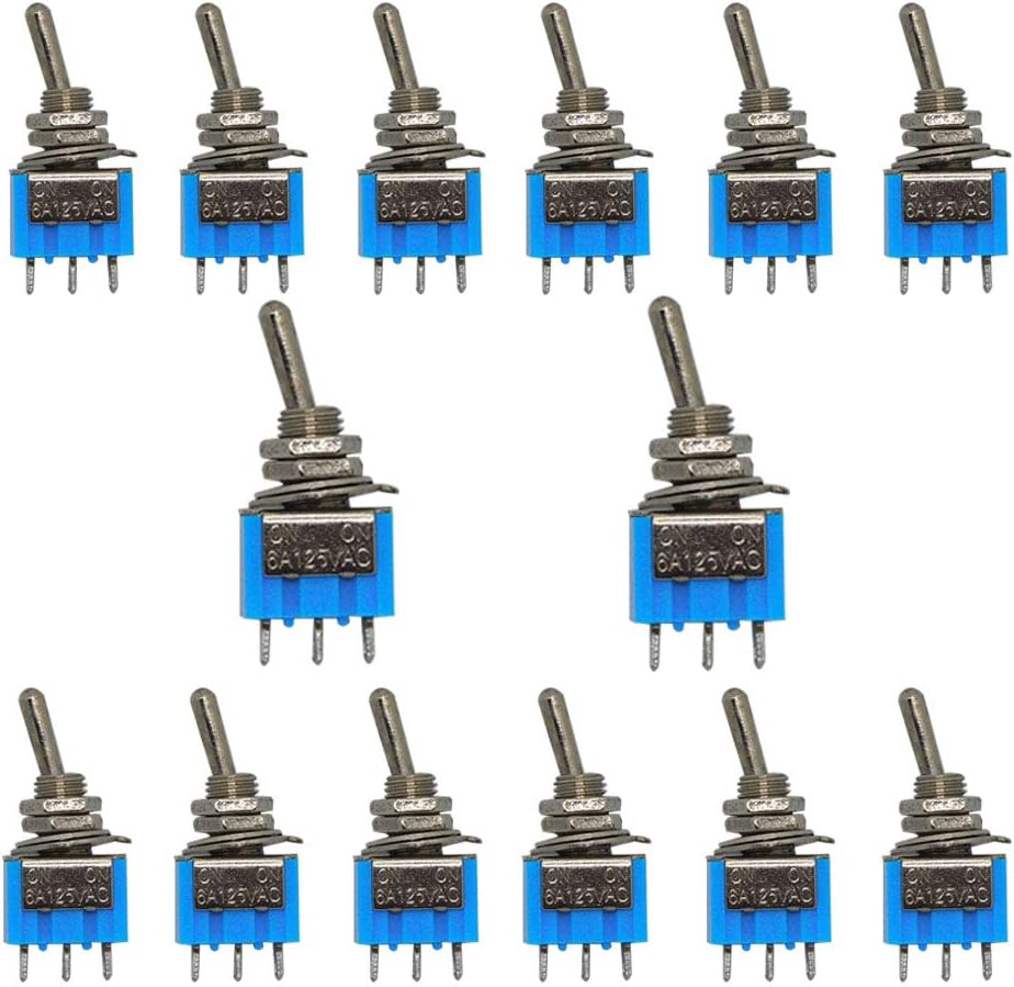 3-Position SPDT Schalter | 6A 125VAC Für Auto & Elektronik
