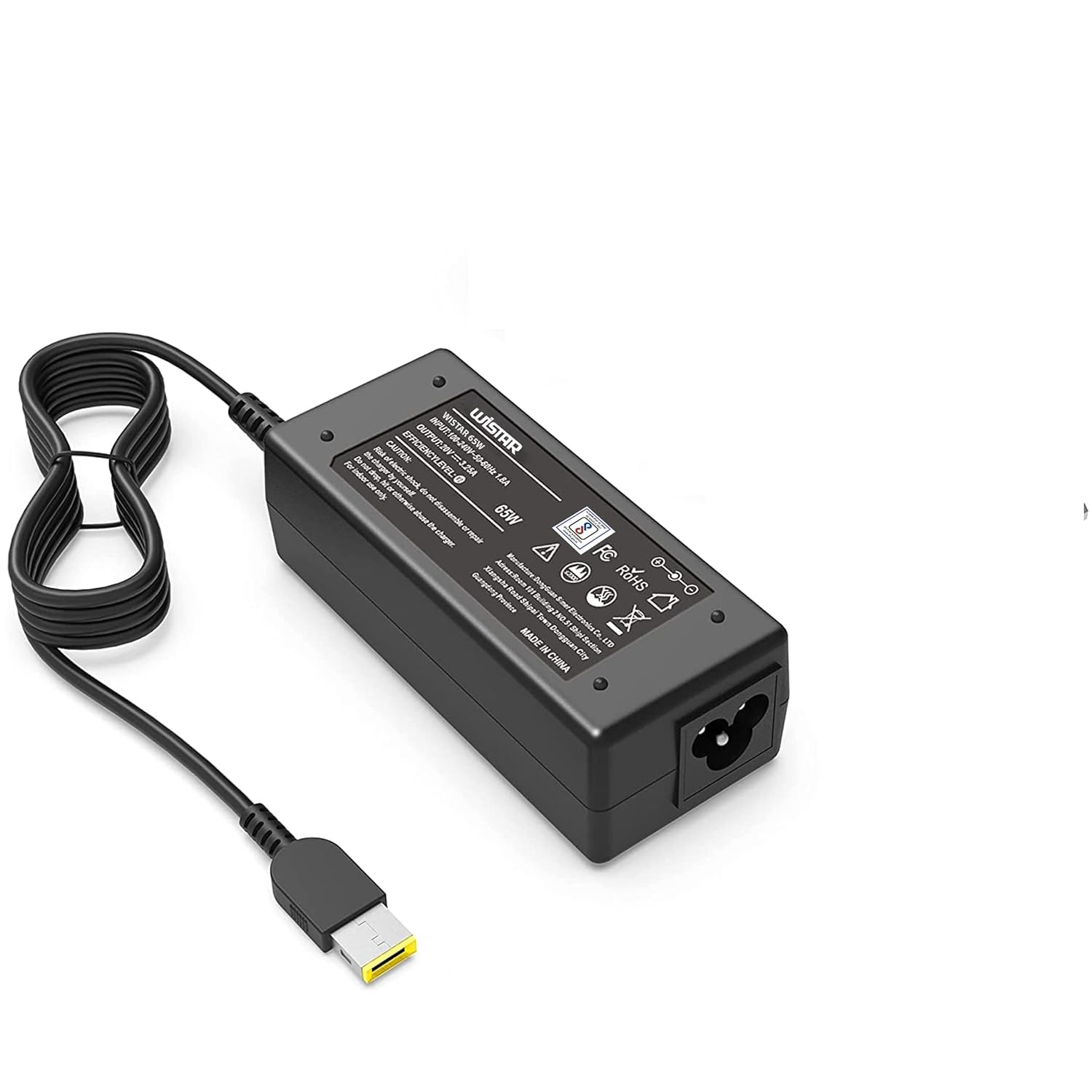 WISTAR 65W Lenovo Laptop Charging USB 20V 3.25A Charging for Lenovo ThinkPad, IdeaPad, Yoga 11 11S, Flex 2 3 T470 G50 T431s T440 T450 T460 T560 X240 X250 X260 X270 ADLX44 5NCC3A Charger WISTAR 65W Lenovo Laptop Charging USB 20V 3.25A Charging for Lenovo ThinkPad, IdeaPad, Yoga 11 11S, Flex 2 3 T470 G50 T431s T440 T450 T460 T560 X240 X250 X260 X270 ADLX44 5NCC3A Charger
