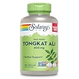 SOLARAY Tongkat Ali 400 mg - Longjack Tongkat Ali for Men - Herbal Support for Men's Health and Vitality - Vegan, Non-GMO, Lab Verified - 180 Servings, 180 VegCaps