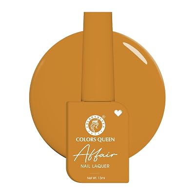 Colors Queen Affair Nail Polish - 48 Golden Goddess, 13ml | Quick Drying, Long Lasting Formula, One Coat Nail Polish | C