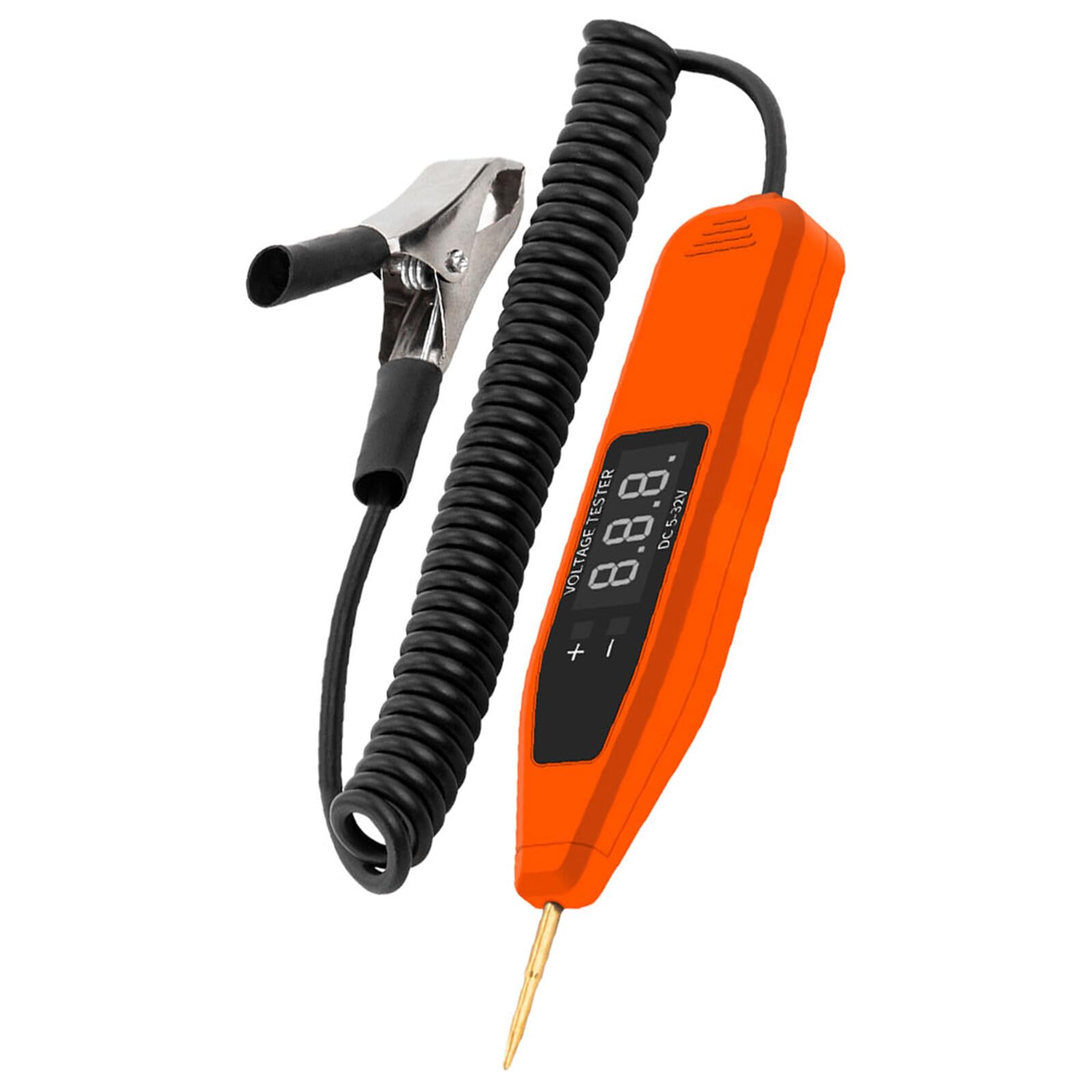 Didiseaon Comprobador de Circuitos Automotriz Pantalla Digital 5-32v Resistente Abs y Componentes Electrónicos Herramienta Confiable para Diagnóstico Eléctrico en Coches