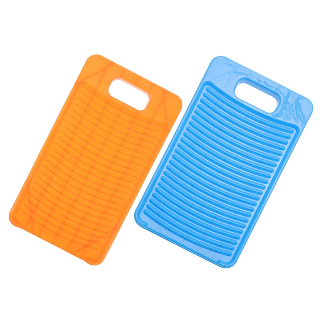 BUTIFULSIC Wash Board for Laundry 2pcs Plastic Washboard Hand Washing Easy to Clean Maintain Home Use