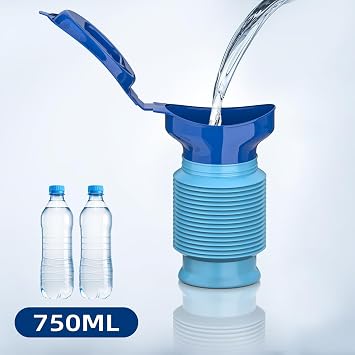 Pee Bottles for Men, Adjustable Emergency Urinal, Car Pee Bottle for Men and Women, Portable Toilet for Car, Shrinkable Personal Mobile Toilet,Urine Bottle